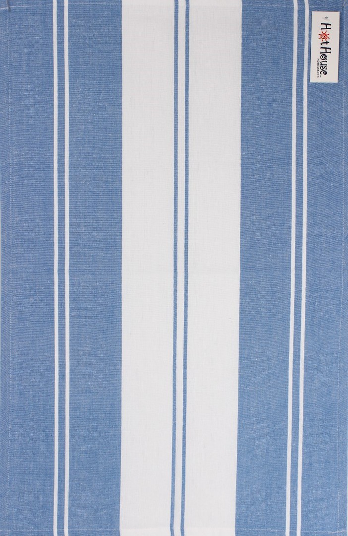 Tea towel 'Newport stripe' blue Code: T/T- NEW/STR/BLU image 0